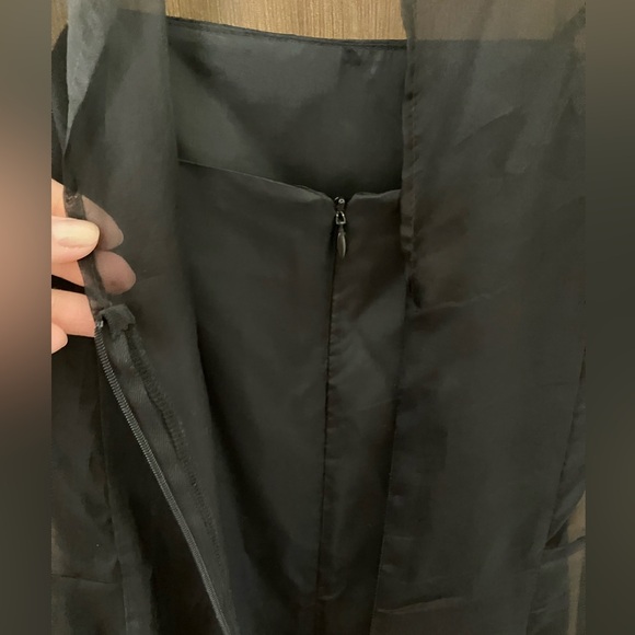 Vintage 90s prom dress - black layered ballerina style dress. EUC - Picture 4 of 13